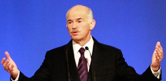 George Papandreou יורגוס פפנדריאו ראש ממשלת יוון / צלם: רויטרס